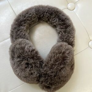 ASPEN fluffy earmuffs ~ never worn